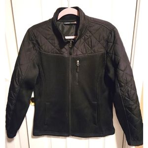 NWOT Quilted Fleece & Nylon Jacket